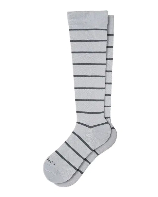 Men 's Stripe Knee-High Compression Socks