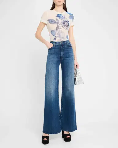 ALICE + OLIVIA Tess Crewneck Tee | Thumbnail 2