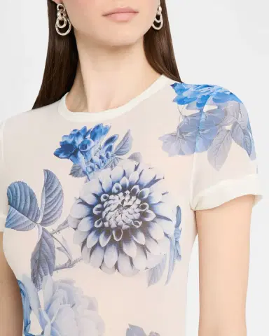 ALICE + OLIVIA Tess Crewneck Tee | Thumbnail 5