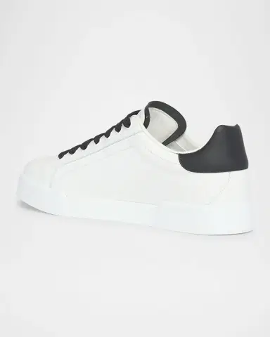 Dolce & Gabbana Bicolor Crystal DG Low-Top Sneakers | Thumbnail 4