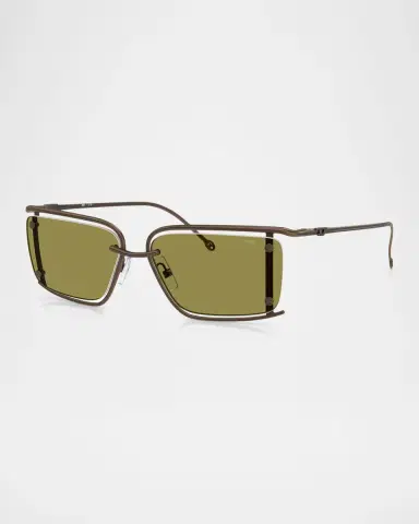Diesel Men's DL1002 Rectangular Sunglasses | Thumbnail 2 Diesel Men's DL1002 Rectangular Sunglasses | Thumbnail 2