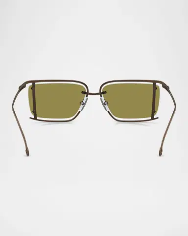 Diesel Men's DL1002 Rectangular Sunglasses | Thumbnail 3 Diesel Men's DL1002 Rectangular Sunglasses | Thumbnail 3