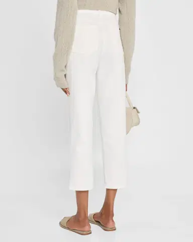 Peserico High-Rise Denim Capri Pants | Thumbnail 3 Peserico High-Rise Denim Capri Pants | Thumbnail 3