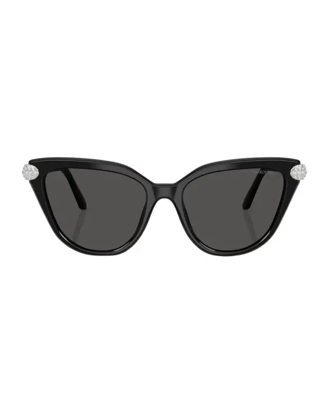 SWAROVSKI SK6039 Cat-Eye Acetate Sunglasses