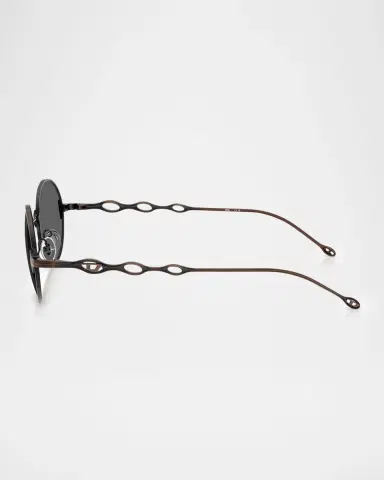 Diesel Men's DL1008 Round Sunglasses | Thumbnail 2 Diesel Men's DL1008 Round Sunglasses | Thumbnail 2