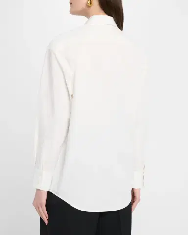 Saint Laurent Cotton Button-Front Shirt | Thumbnail 3