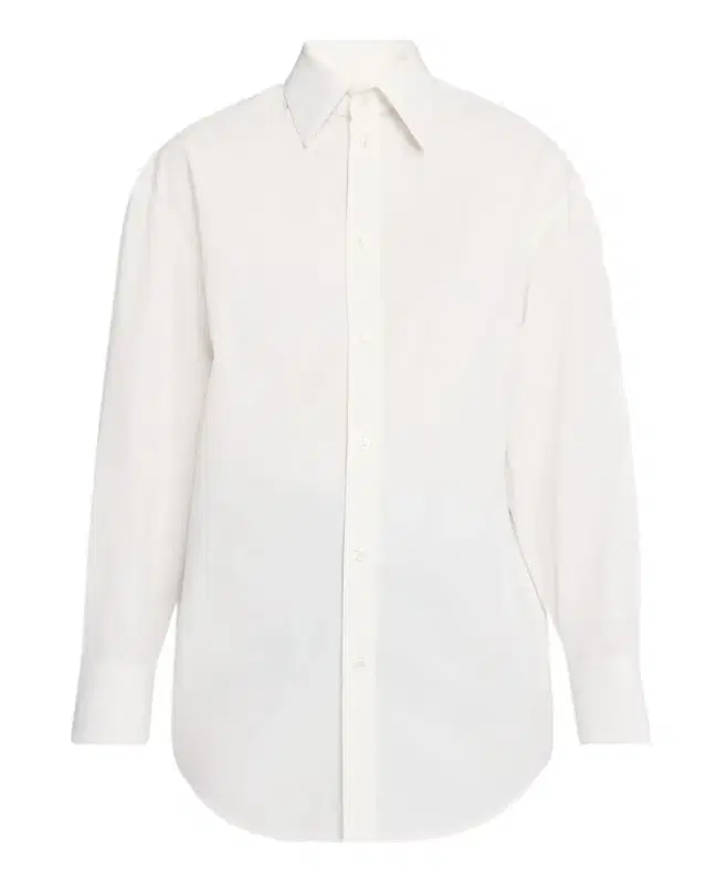 Cotton Button-Front Shirt