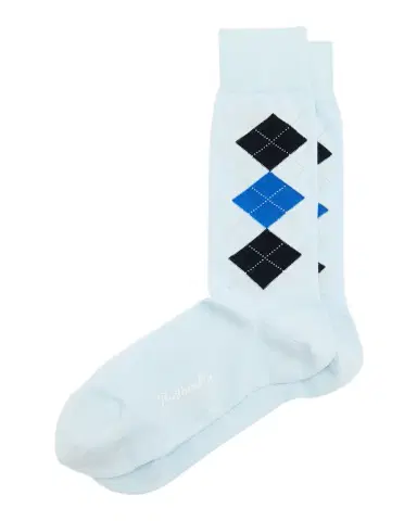 Pantherella Men's Irwin Egyptian Cotton Argyle Crew Socks | Thumbnail 1