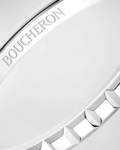 Boucheron Quatre Clou de Paris Wedding Band in 18K White Gold | Thumbnail 2
