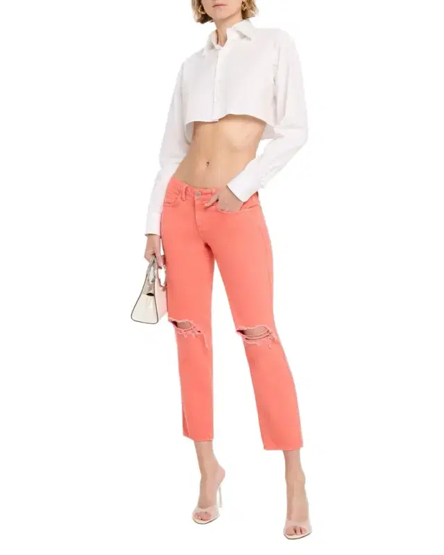 Nevia Low-Rise Slouchy Straight Jeans