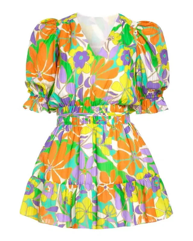 Ramy Brook Retro Garden Susan Mini Dress