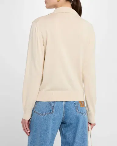 Blazé Milano Alegria Long-Sleeve Polo Sweater | Thumbnail 3