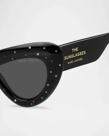Marc Jacobs Studded Acetate Sunglasses | Thumbnail 2