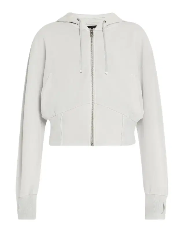 Blanc Noir Allegra Raw-Edge Hoodie