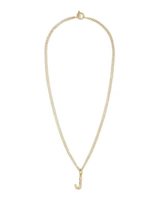 The Puffy Initial Necklace