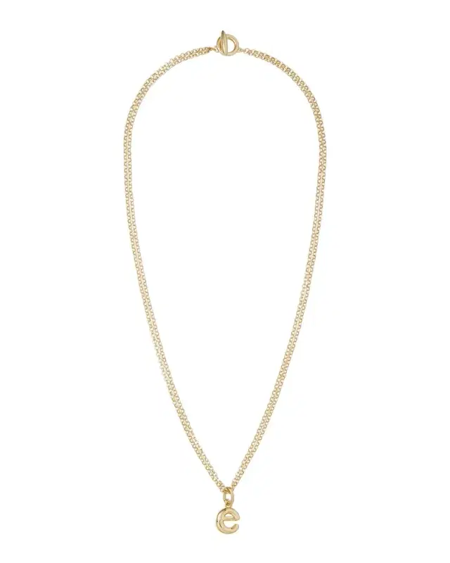 The Puffy Initial Necklace