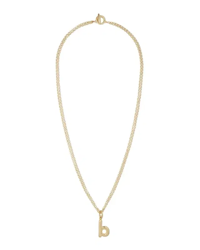 The Puffy Initial Necklace