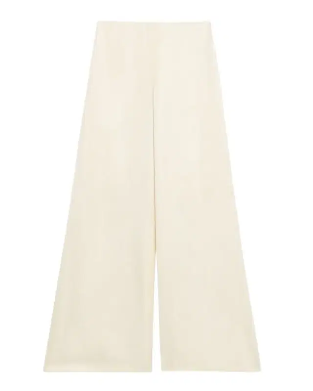 Daria Washed Satin Wide-Leg Pants