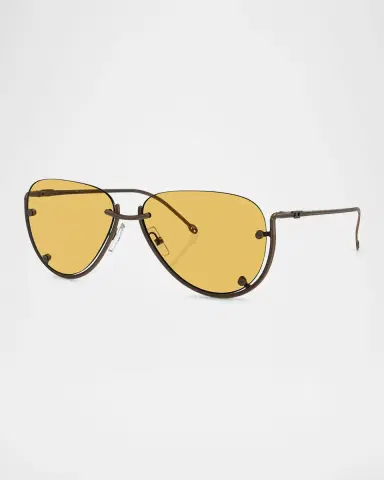Diesel Men's DL1003 Aviator Sunglasses | Thumbnail 2 Diesel Men's DL1003 Aviator Sunglasses | Thumbnail 2