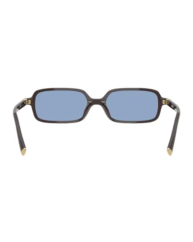 Miu Miu Logo Acetate Rectangle Sunglasses