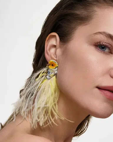 Mignonne Gavigan Amarillo Bird Earrings | Thumbnail 3 Mignonne Gavigan Amarillo Bird Earrings | Thumbnail 3