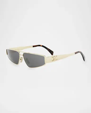 Celine Triomphe Metal Cat Eye Sunglasses | Thumbnail 2 Celine Triomphe Metal Cat Eye Sunglasses | Thumbnail 2