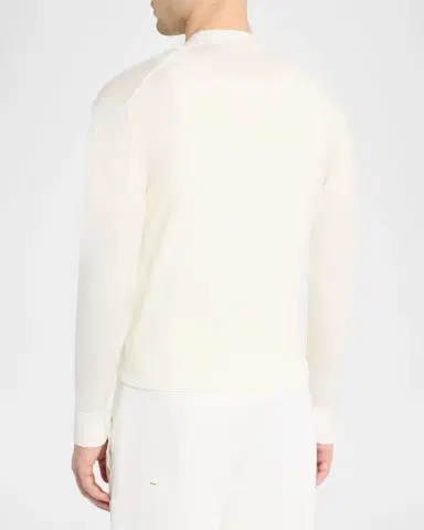 Jacquemus Men's Brode Back-Embroidery Knit Cardigan | Thumbnail 3