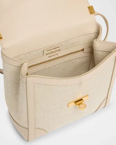 Dolce & Gabbana Marlene Flap Linen Crossbody Bag | Thumbnail 3