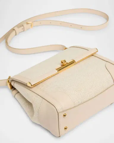 Dolce & Gabbana Marlene Flap Linen Crossbody Bag | Thumbnail 4