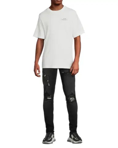 AMIRI Men's Label Cotton T-Shirt | Thumbnail 1 AMIRI Men's Label Cotton T-Shirt | Thumbnail 1