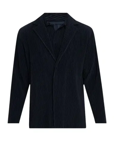 Homme Plissé Issey Miyake Men 's Pleated Single-Breasted Sport Coat | Thumbnail 1