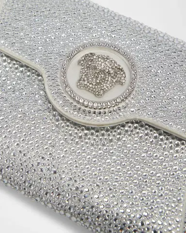 Versace La Medusa Mini Crystal Crossbody Bag | Thumbnail 6 Versace La Medusa Mini Crystal Crossbody Bag | Thumbnail 6