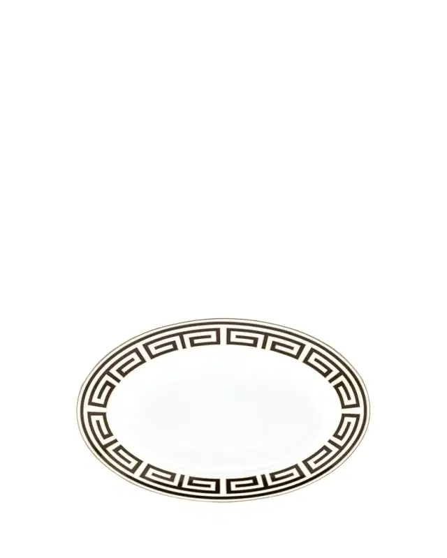 GINORI 1735 Labirinto Ebano Oval Flat Platter