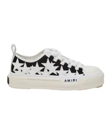 Amiri Stars Low-Top Canvas Platform Sneakers | Thumbnail 1