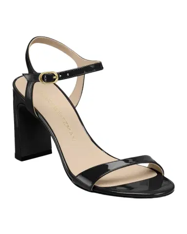 Stuart Weitzman Babette Patent Leather Ankle-Strap Sandals | Thumbnail 1