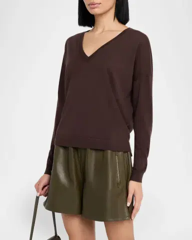 Co Cashmere V-Neck Pullover | Thumbnail 4
