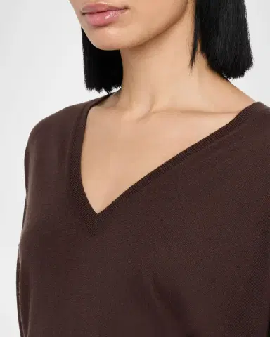 Co Cashmere V-Neck Pullover | Thumbnail 5