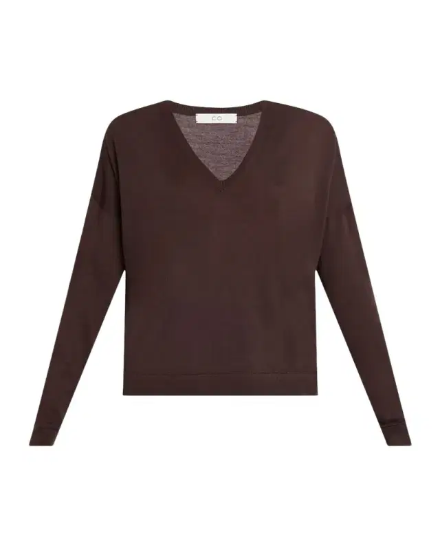 Co Cashmere V-Neck Pullover