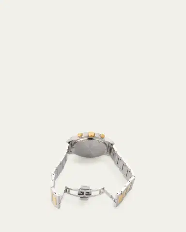 Ferragamo Sport Chrono 44mm Two Tone Bracelet Watch | Thumbnail 4