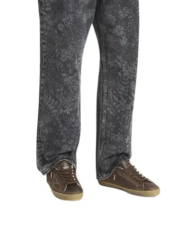 Golden Goose Men's Embossed Star Leather Low-Top Sneakers | Thumbnail 1