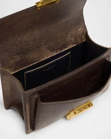 Golden Goose Venezia Small Treated Leather Crossbody Bag | Thumbnail 4