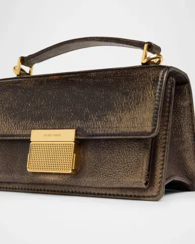 Golden Goose Venezia Small Treated Leather Crossbody Bag | Thumbnail 6