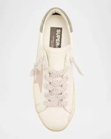 Golden Goose Super-Star Penstar Leather Low-Top Sneakers | Thumbnail 6 Golden Goose Super-Star Penstar Leather Low-Top Sneakers | Thumbnail 6