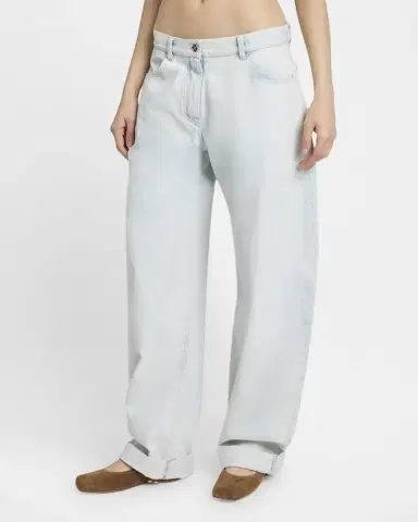 Alaïa Rounded Low-Rise Jeans | Thumbnail 4 Alaïa Rounded Low-Rise Jeans | Thumbnail 4