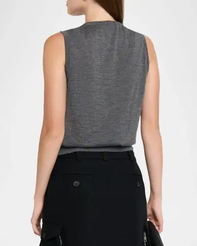 Dolce & Gabbana Cashmere Knit Tank Top | Thumbnail 3