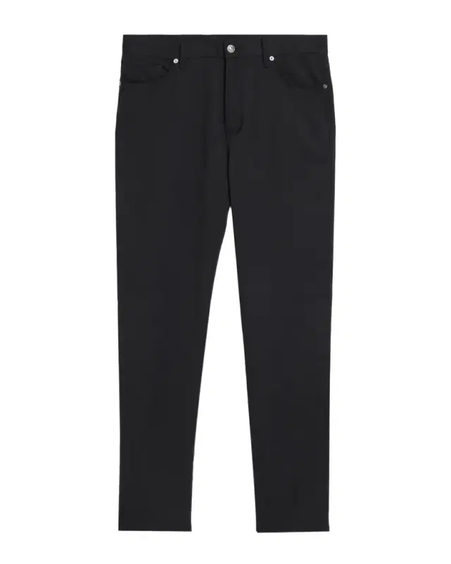 Men 's Wool Slim Fit Five-Pocket Pants