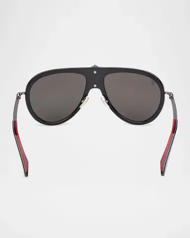 Christian Louboutin Men's LB0004M Metal Aviator Sunglasses | Thumbnail 4 Christian Louboutin Men's LB0004M Metal Aviator Sunglasses | Thumbnail 4