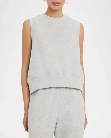 Co Sleeveless Crewneck Sweatshirt | Thumbnail 4