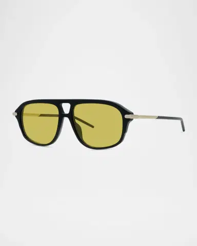 Givenchy Men's GV40113IM Acetate Square Sunglasses | Thumbnail 3