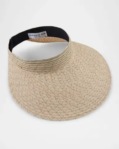 Eugenia Kim Trixie Large Brim Hemp Visor | Thumbnail 2 Eugenia Kim Trixie Large Brim Hemp Visor | Thumbnail 2